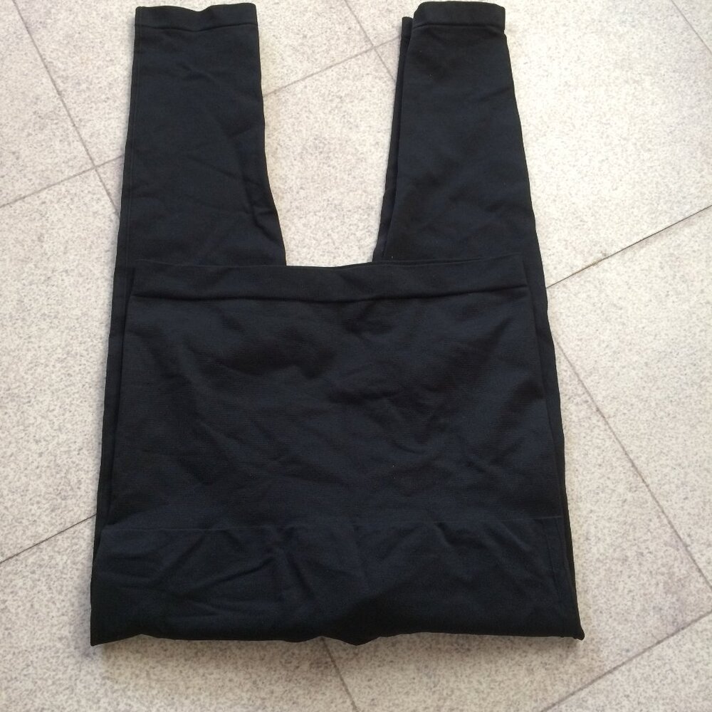 Empetur High Waisted Stretchy Compression Leggings Black Size XL